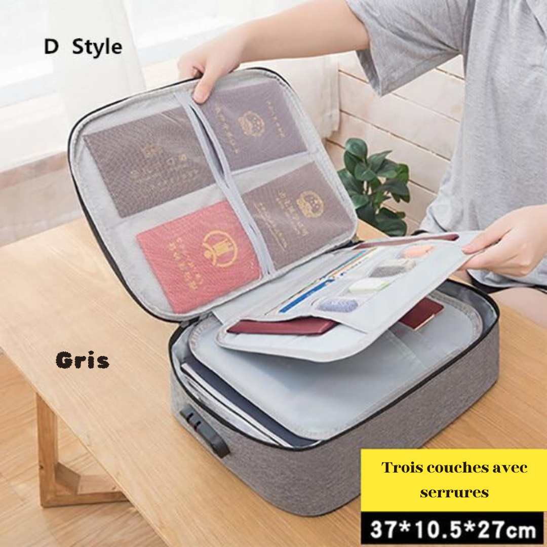 Sac de rangement pour les documents