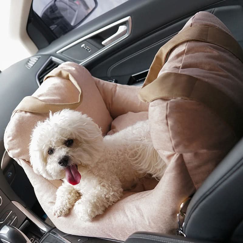 Lit de voiture apaisant pour chie