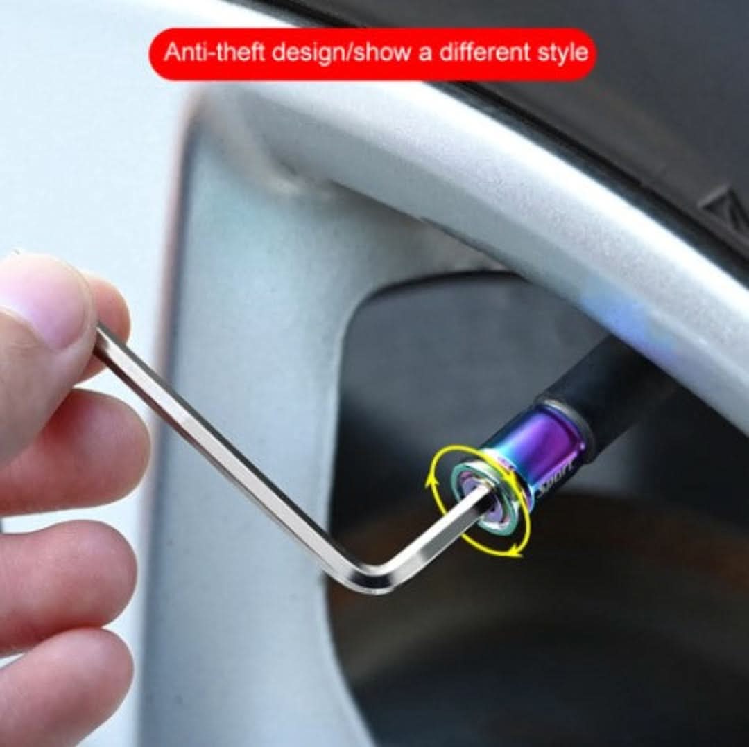 Anti-Diefstal Ventieldoppen | Zink Legering