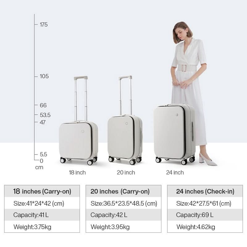 Valise à roulettes (avec housse de valise gratuite)