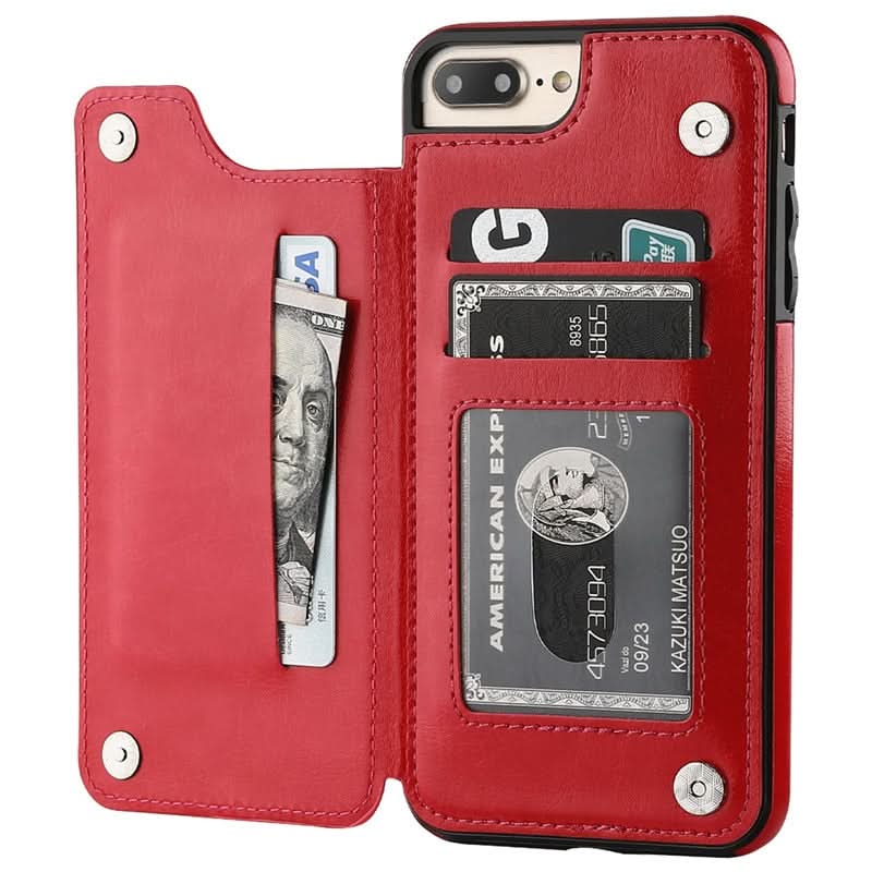 Étui portefeuille en cuir pour iPhone