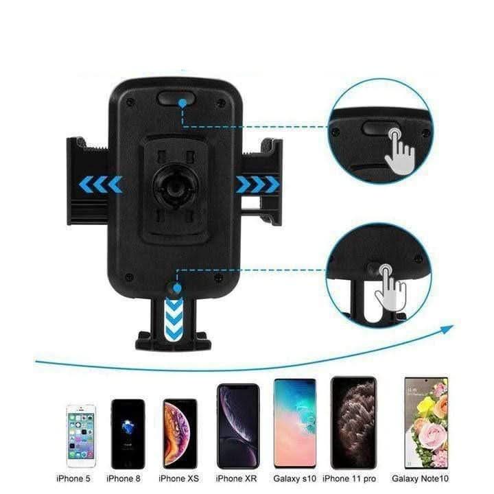 Porte-téléphone flexible pour gobelets de voitur