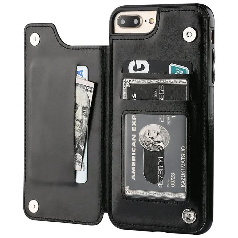 Étui portefeuille en cuir pour iPhone