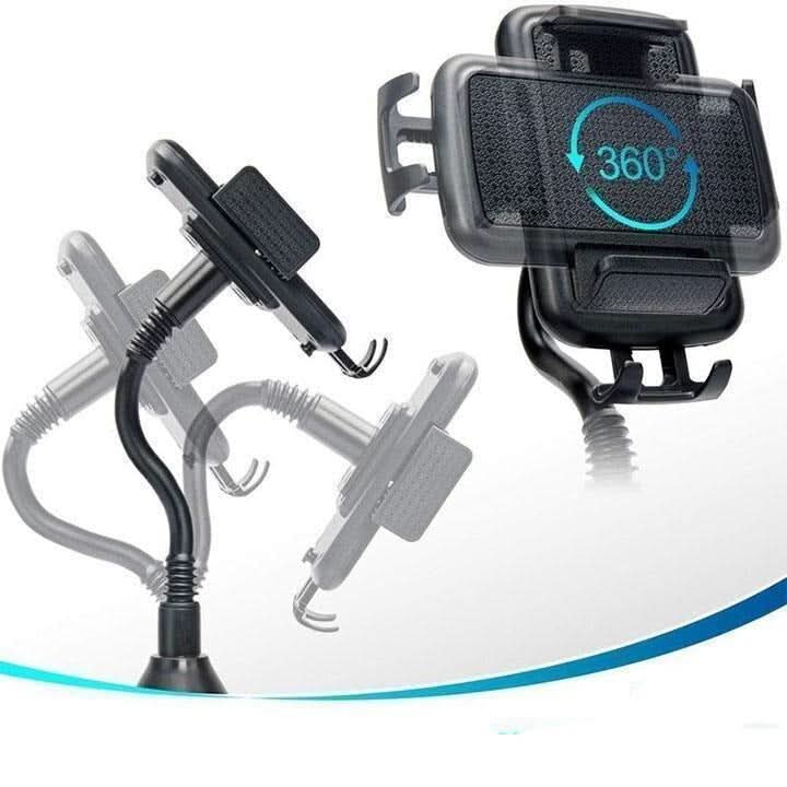 Porte-téléphone flexible pour gobelets de voitur