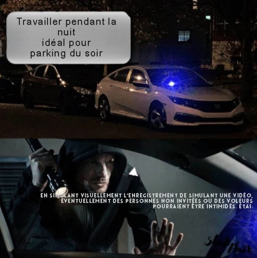 Lampe d'alarme antivol à LED | Clignotement automatique le soir - ShadeFlair