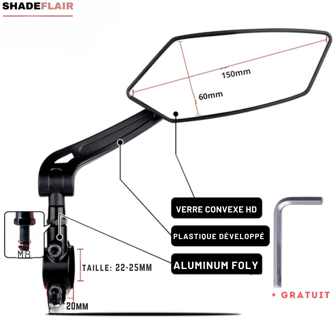 SafeBike™ | Rétroviseur pour vélo - Safer Cycling