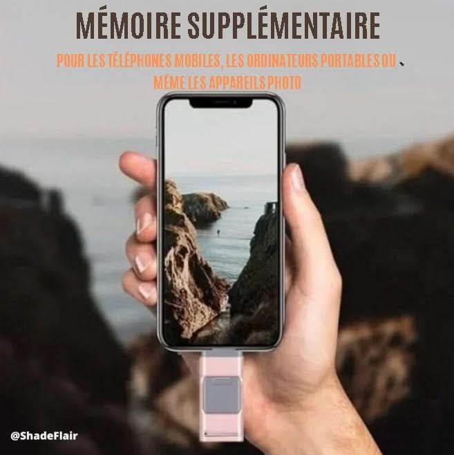 FlashDrive - Memory Stick 4 en 1 pour tous les appareils