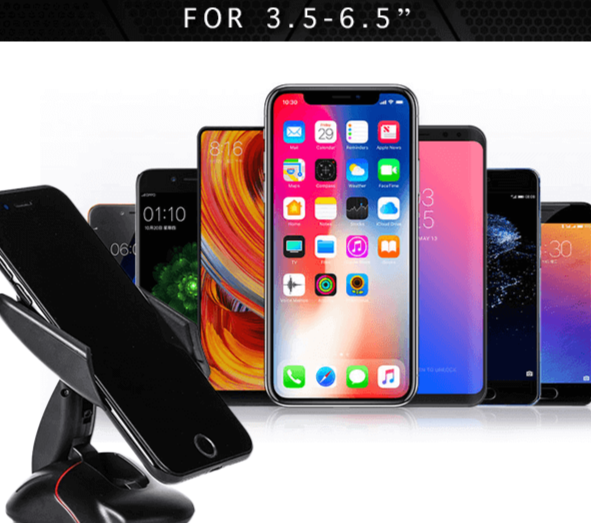 Support transformable à 360° pour téléphone portabl