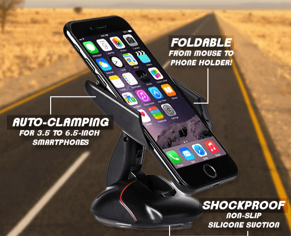 Support transformable à 360° pour téléphone portabl