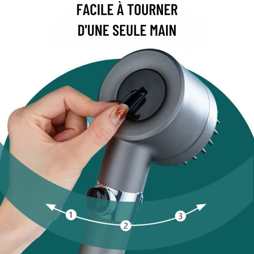 PressurePlus | Pomme de douche 4 en 1