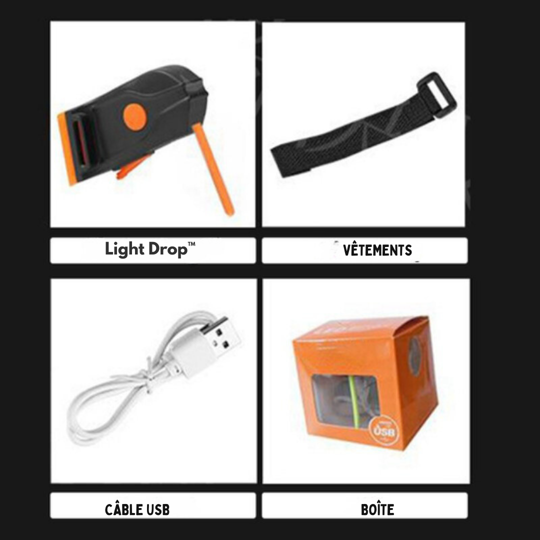 Light Drop™ | Feu arrière de bicyclette à LED
