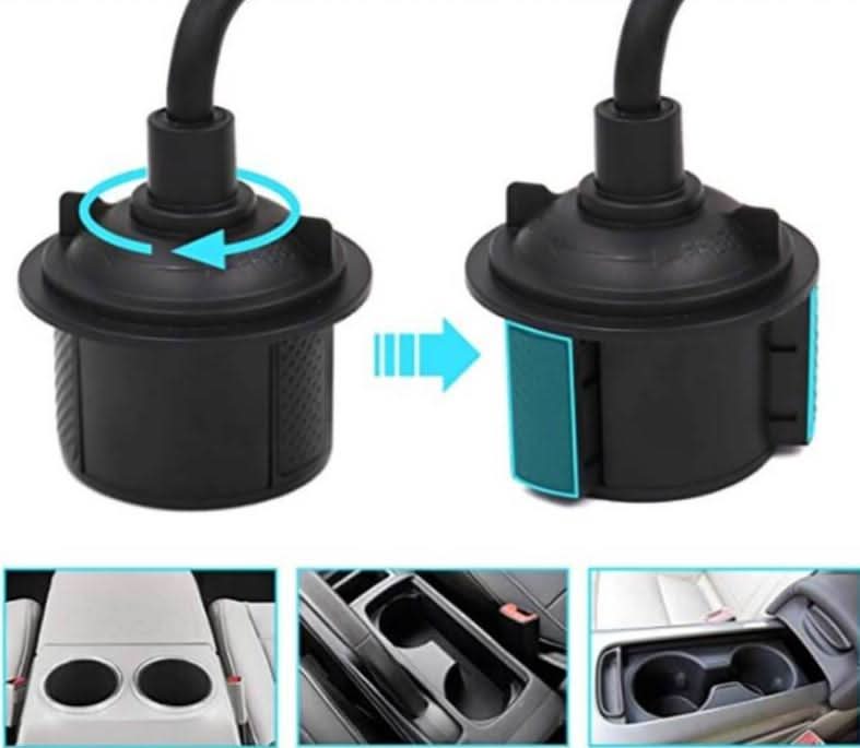 Porte-téléphone flexible pour gobelets de voitur