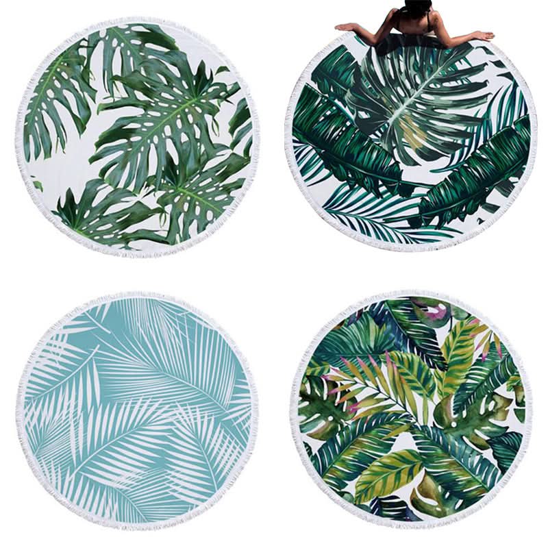 Serviette de plage tropical