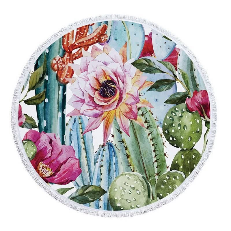 Serviette de plage tropical