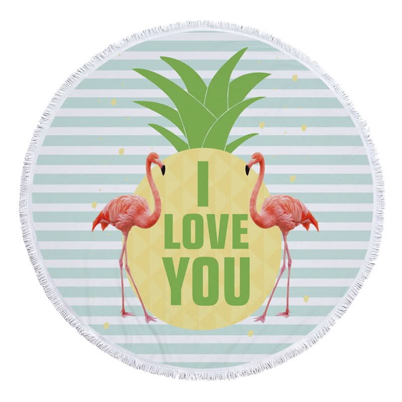 Serviette de plage tropical