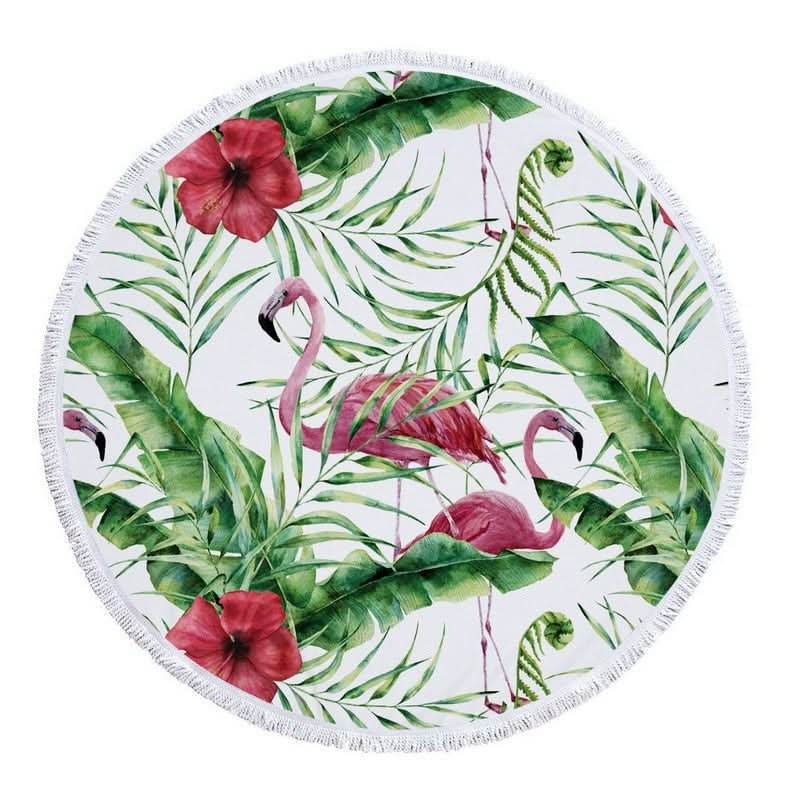 Serviette de plage tropical