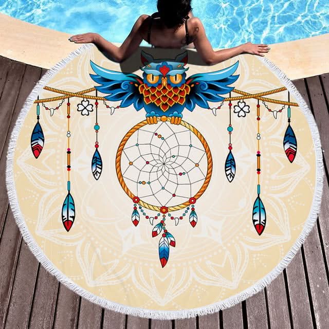 Serviette de plage tropical
