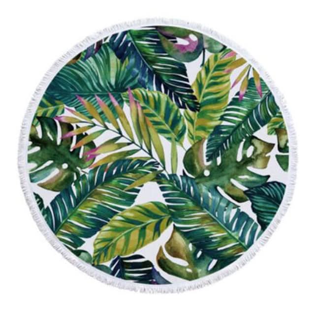 Serviette de plage tropical