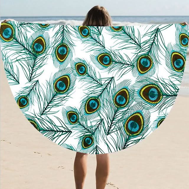 Serviette de plage tropical