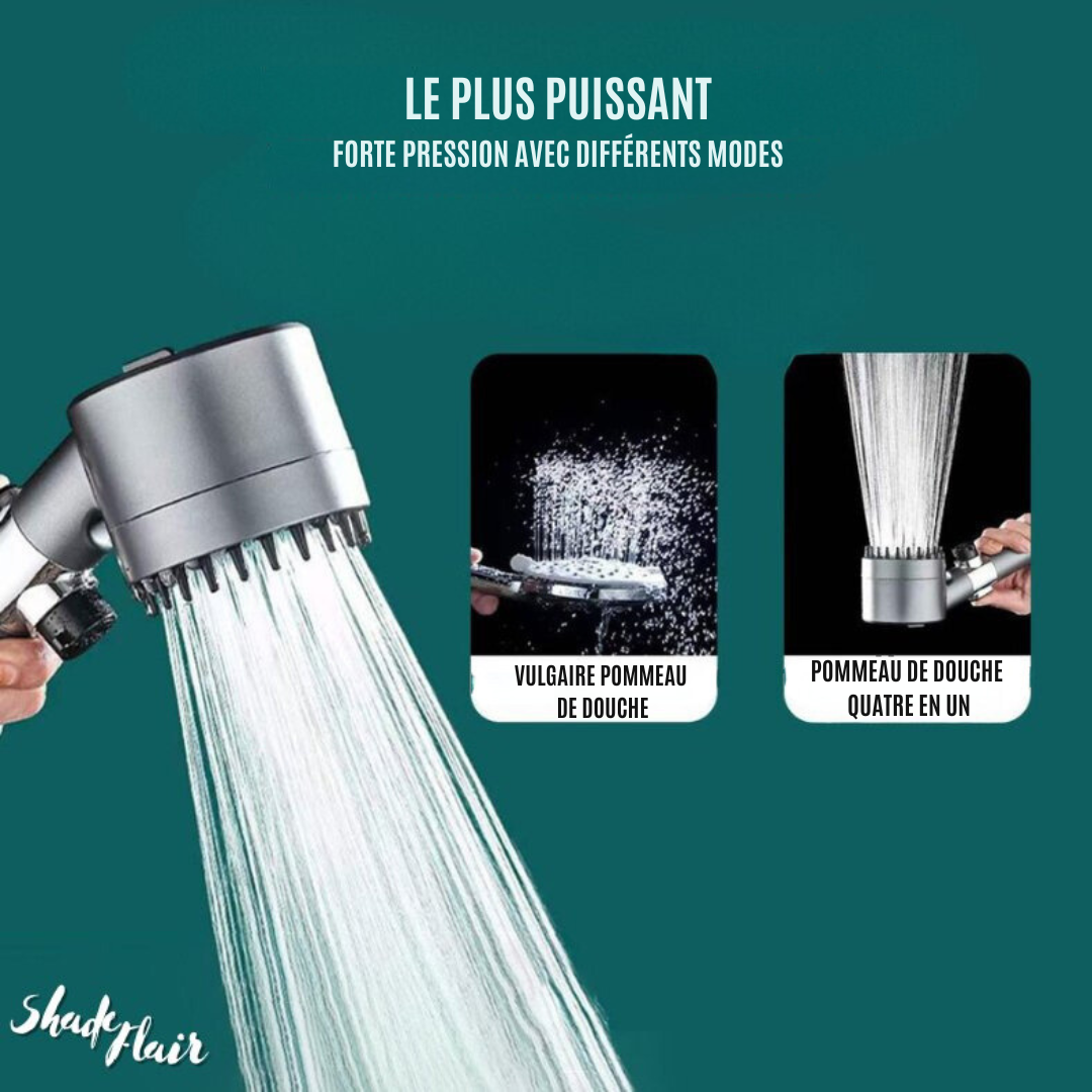 PressurePlus | Pomme de douche 4 en 1