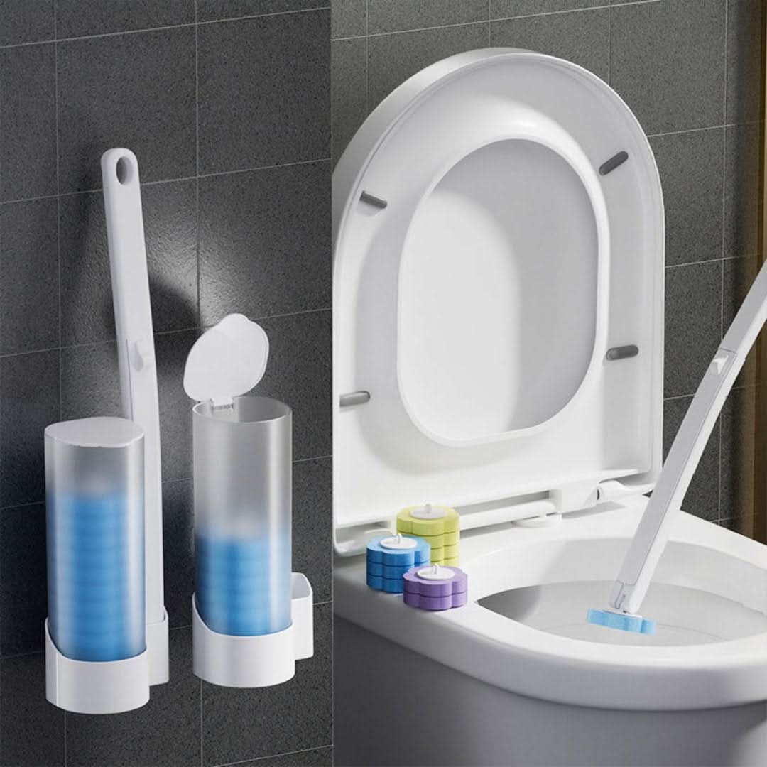 Nettoyage des toilettes avec des têtes jetables - ShadeFlair