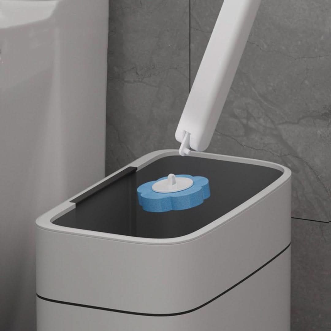Nettoyage des toilettes avec des têtes jetables
