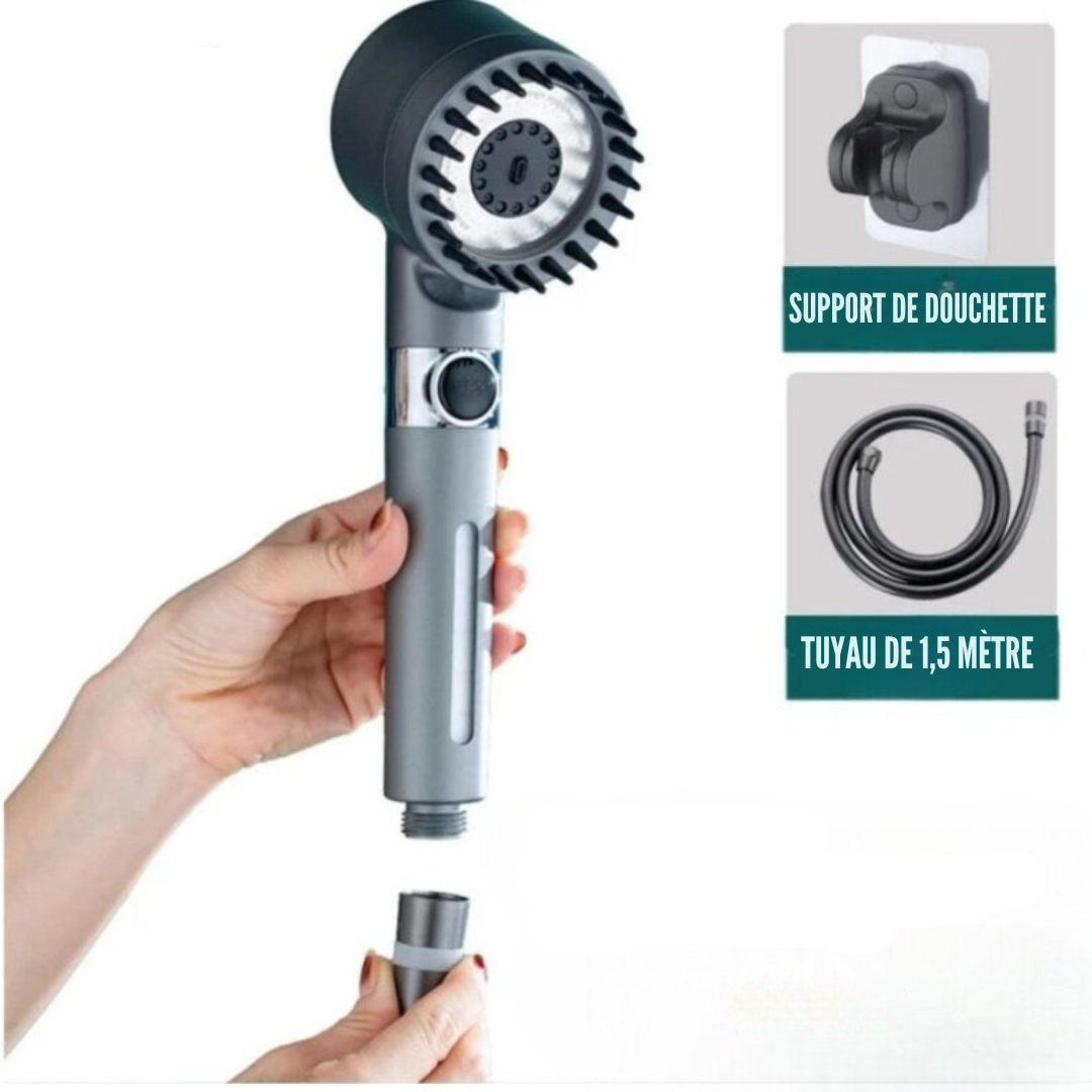 PressurePlus | Pomme de douche 4 en 1