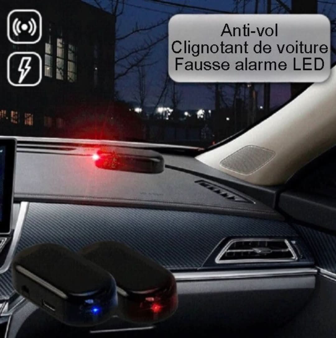 Lampe d'alarme antivol à LED | Clignotement automatique le soir - ShadeFlair