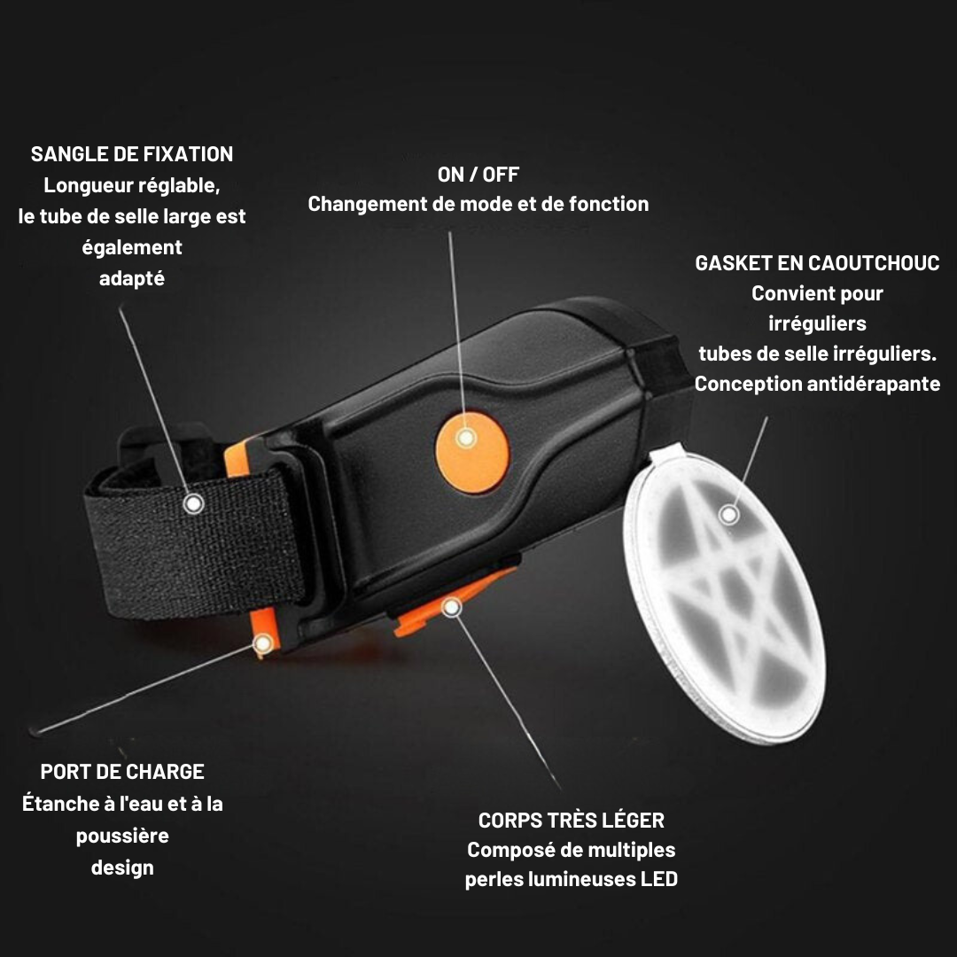 Light Drop™ | Feu arrière de bicyclette à LED